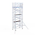 Euroscaffold Rolsteiger Euroscaffold Original 135x250 8,2m werkhoogte tegen de gevel