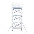 Euroscaffold Rolsteiger Euroscaffold Original 135x250 8,2m werkhoogte tegen de gevel