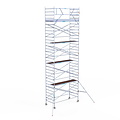 Euroscaffold Rolsteiger Euroscaffold Original 135x305 10,2m werkhoogte tegen de gevel