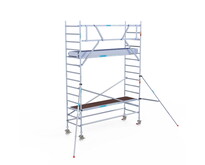 Rolsteiger Euroscaffold Original 90x305 5,2m werkhoogte tegen de gevel