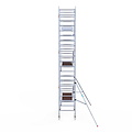 Euroscaffold Rolsteiger Euroscaffold Original 90x190 7,2m werkhoogte tegen de gevel