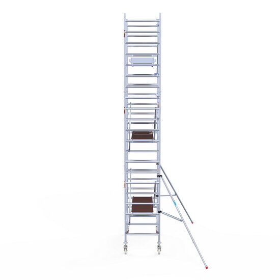 Euroscaffold Rolsteiger Euroscaffold Original 90x190 7,2m werkhoogte tegen de gevel