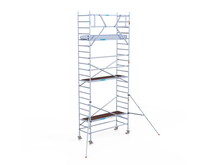 Rolsteiger Euroscaffold Original 90x250 7,2m werkhoogte tegen de gevel