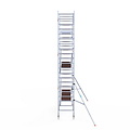 Euroscaffold Rolsteiger Euroscaffold Original 90x305 7,2m werkhoogte tegen de gevel