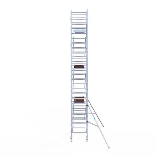 Euroscaffold Rolsteiger Euroscaffold Original 90x190 8,2m werkhoogte tegen de gevel