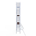 Euroscaffold Rolsteiger Euroscaffold Original 90x305 8,2m werkhoogte tegen de gevel