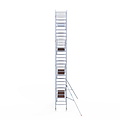 Euroscaffold Rolsteiger Euroscaffold Original 90x250 9,2m werkhoogte tegen de gevel