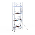 Euroscaffold Rolsteiger Euroscaffold Original 90x305 9,2m werkhoogte tegen de gevel