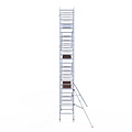 Euroscaffold Rolsteiger Euroscaffold Original 90x250 8,2m werkhoogte carbon vloer tegen de gevel