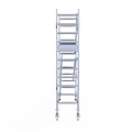 Euroscaffold Rolsteiger Euroscaffold Original 75x250 4,2m werkhoogte tegen de gevel
