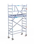 Rolsteiger Original 75x190 4,2m werkhoogte carbon vloer tegen de gevel