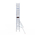Euroscaffold Rolsteiger Euroscaffold Original 75x250 7,2m werkhoogte tegen de gevel