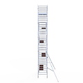 Euroscaffold Rolsteiger Euroscaffold Original 135x305 11,2m werkhoogte tegen de gevel