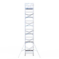 Euroscaffold Rolsteiger Euroscaffold Original 135x190 13,2m werkhoogte tegen de gevel