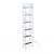 Euroscaffold Rolsteiger Original 135x250 13,2m werkhoogte tegen de gevel