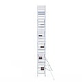 Euroscaffold Rolsteiger Euroscaffold Original 135x190 13,2m werkhoogte carbon vloer tegen de gevel