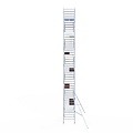 Euroscaffold Rolsteiger Euroscaffold Original 135x305 14,2m werkhoogte tegen de gevel