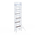 Euroscaffold Rolsteiger Euroscaffold Original 135x305 14,2m werkhoogte tegen de gevel