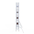 Euroscaffold Rolsteiger Euroscaffold Professional 90x305 10,2m werkhoogte tegen de gevel