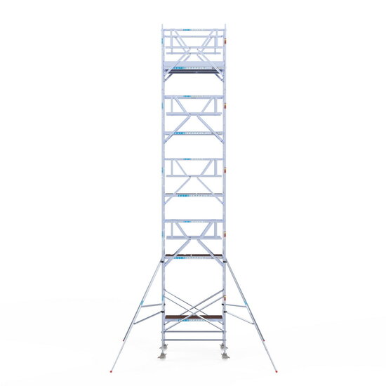 Euroscaffold Rolsteiger Euroscaffold Professional 135x190 11,2m werkhoogte carbon vloer vrijstaand