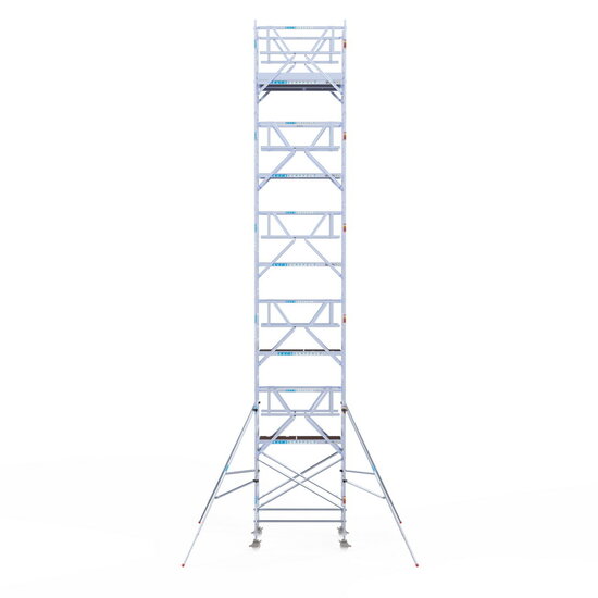 Euroscaffold Rolsteiger Euroscaffold Professional 135x190 12,2m werkhoogte vrijstaand