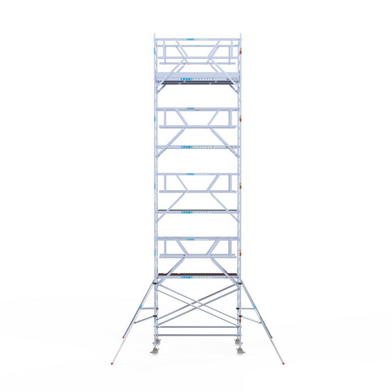 Euroscaffold Rolsteiger Euroscaffold Professional 135x250 10,2m werkhoogte vrijstaand