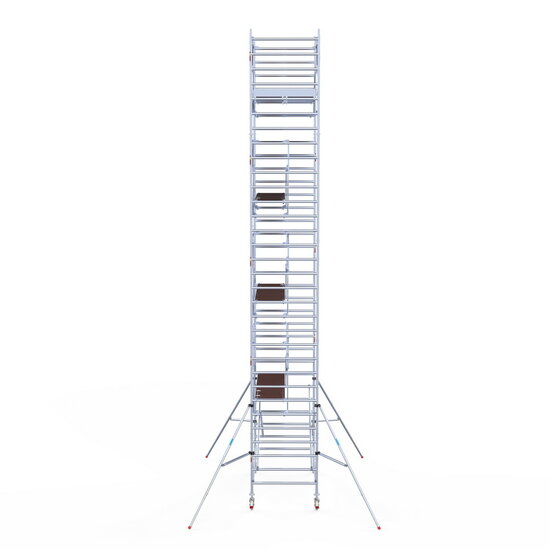 Euroscaffold Rolsteiger Euroscaffold Professional 135x250 10,2m werkhoogte vrijstaand