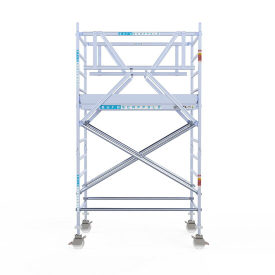Euroscaffold Rolsteiger Euroscaffold Professional 135x305 4,2m werkhoogte vrijstaand