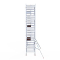 Euroscaffold Rolsteiger Euroscaffold Professional 135x250 8,2m werkhoogte tegen de gevel