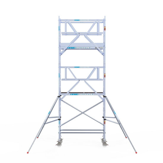Euroscaffold Rolsteiger Euroscaffold Professional 75x190 6,2m werkhoogte vrijstaand