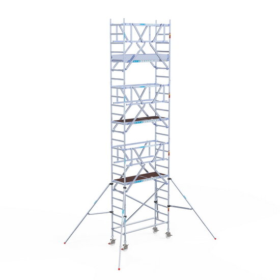 Euroscaffold Rolsteiger Euroscaffold Professional 75x190 8,2m werkhoogte vrijstaand