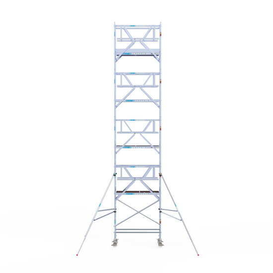 Euroscaffold Rolsteiger Euroscaffold Professional 75x190 10,2m werkhoogte vrijstaand