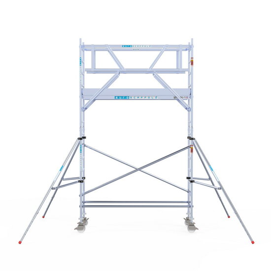 Euroscaffold Rolsteiger Euroscaffold Professional 75x250 5,2m werkhoogte vrijstaand