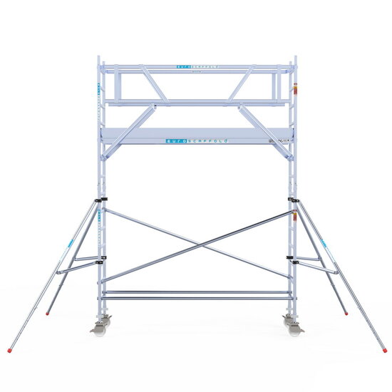 Euroscaffold Rolsteiger Euroscaffold Professional 75x305 5,2m werkhoogte vrijstaand