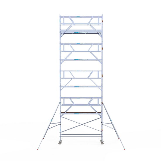 Euroscaffold Rolsteiger Euroscaffold Professional 75x305 10,2m werkhoogte vrijstaand