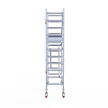 Euroscaffold Rolsteiger Euroscaffold Professional 75x190 4,2m werkhoogte tegen de gevel