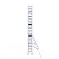Euroscaffold Rolsteiger Euroscaffold Professional 75x190 9,2m werkhoogte tegen de gevel
