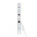 Euroscaffold Rolsteiger Euroscaffold Professional 75x250 9,2m werkhoogte tegen de gevel