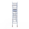 Euroscaffold Rolsteiger Euroscaffold Professional 75x305 4,2m werkhoogte tegen de gevel