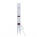Euroscaffold Rolsteiger Euroscaffold Professional 75x305 8,2m werkhoogte tegen de gevel