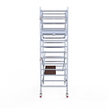 Euroscaffold Rolsteiger Euroscaffold Professional 135x250 5,2m werkhoogte carbon vloer vrijstaand