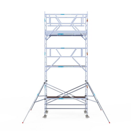 Euroscaffold Rolsteiger Euroscaffold Professional 135x250 7,2m werkhoogte carbon vloer vrijstaand