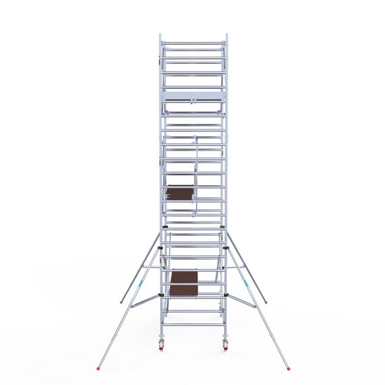Euroscaffold Rolsteiger Euroscaffold Professional 135x250 7,2m werkhoogte carbon vloer vrijstaand
