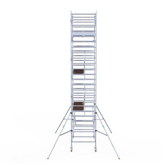 Euroscaffold Rolsteiger Euroscaffold Professional 135x250 8,2m werkhoogte carbon vloer vrijstaand
