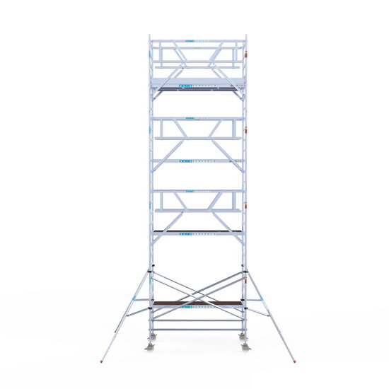 Euroscaffold Rolsteiger Euroscaffold Professional 135x250 9,2m werkhoogte carbon vloer vrijstaand