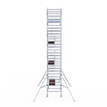 Euroscaffold Rolsteiger Euroscaffold Professional 135x250 9,2m werkhoogte carbon vloer vrijstaand