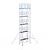 Euroscaffold Rolsteiger Professional 135x250 11,2m werkhoogte carbon vloer vrijstaand