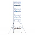 Euroscaffold Rolsteiger Euroscaffold Professional 135x250 11,2m werkhoogte carbon vloer vrijstaand