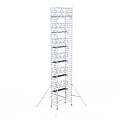 Euroscaffold Rolsteiger Euroscaffold Professional 135x250 14,2m werkhoogte carbon vloer vrijstaand