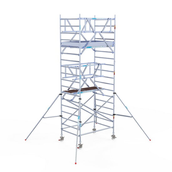 Euroscaffold Rolsteiger Euroscaffold Professional 135x190 6,2m werkhoogte carbon vloer vrijstaand